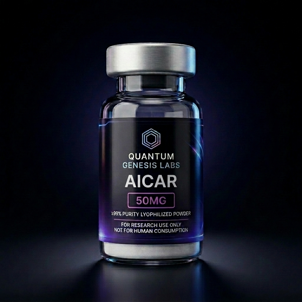 AICAR 50MG / vial โ premium research peptide vial by Quantum Genesis Labs